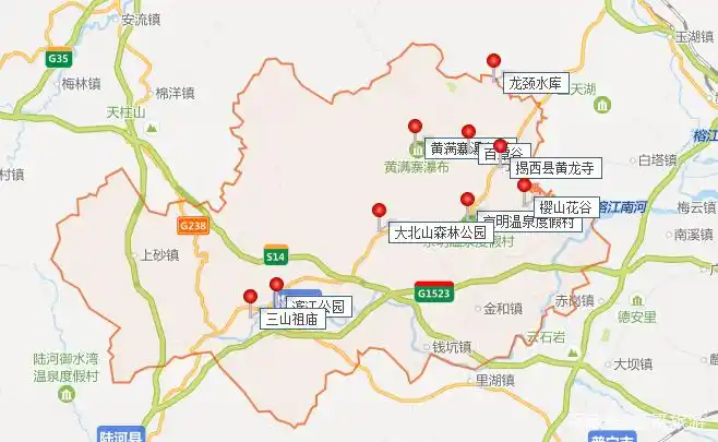 广东省揭阳市揭西县有哪些值得游玩的景点?自驾游路线怎么走?