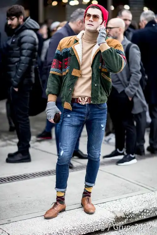 干练型男 街拍佛罗伦萨街头潮男