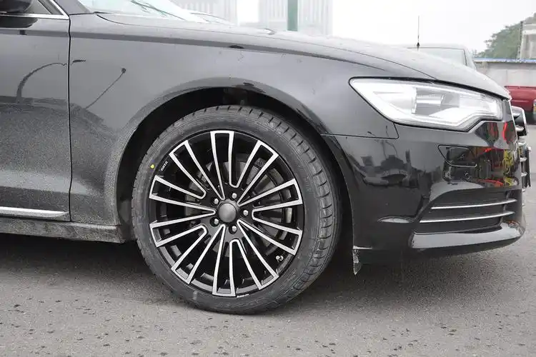 奥迪a8l改装data dt900晶檀紫车面轮毂效果图