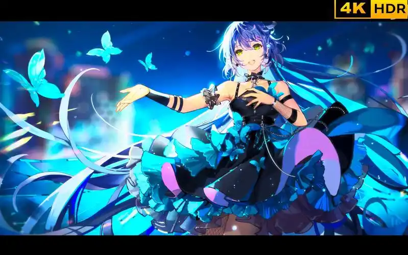 『补帧』 4k hdr【洛天依原创曲】夏虫【2021官方生贺曲】_哔哩哔哩