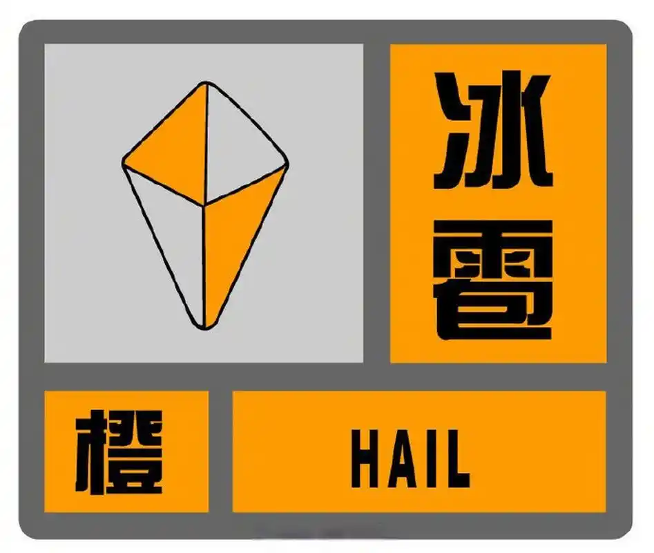 【上海发布冰雹橙色预警信号!