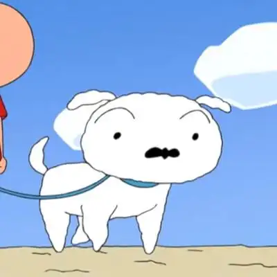 蜡笔小新小白 自截情侣头像