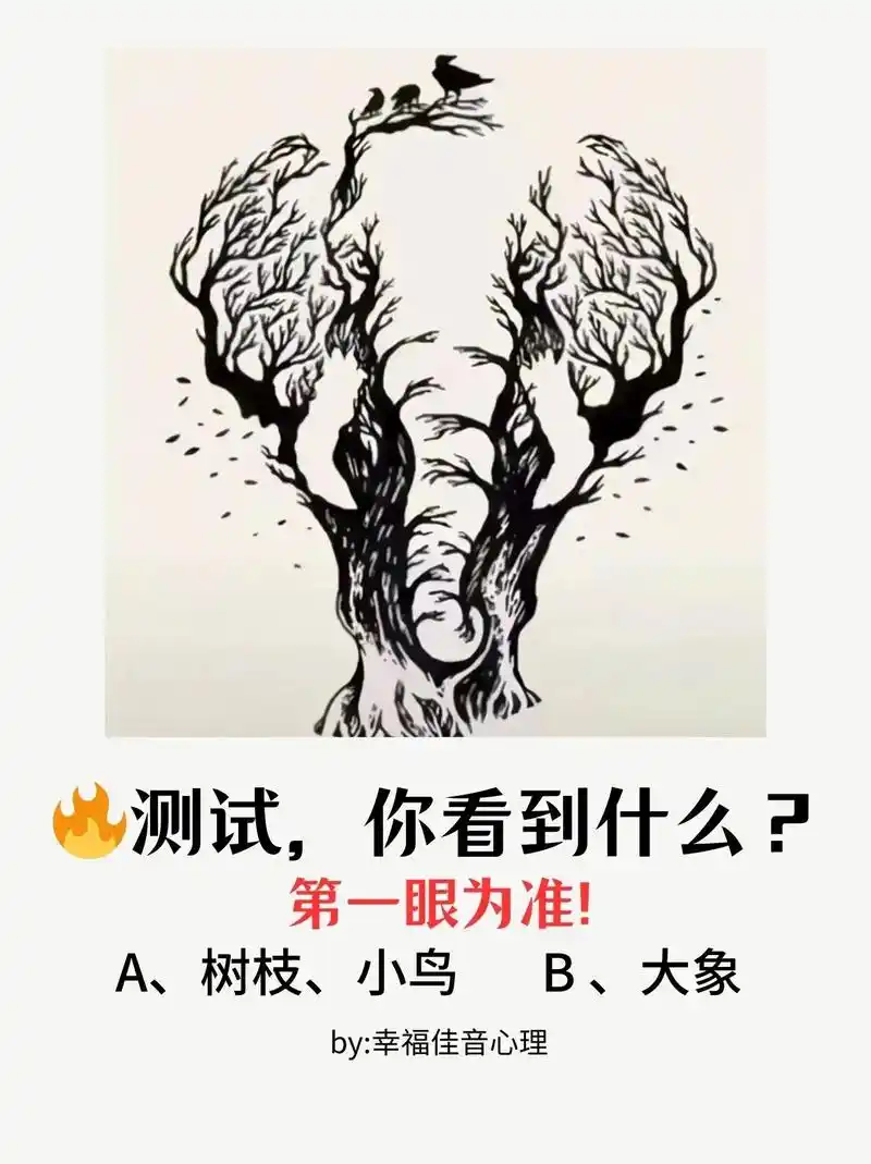 有趣的心理测试,突然你看到什么?97超火的心理小趣味测试,测 - 抖音