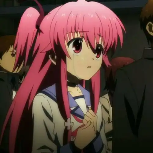 angelabeats 天使的心跳 动漫头像 哭泣