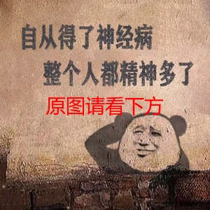 自从得了神经病 整个人都精神多了表情包