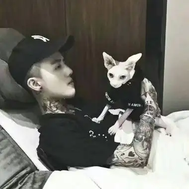 qq头像霸气范纹身男社会人