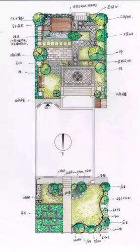 50张高清庭院设计平面图收藏学习