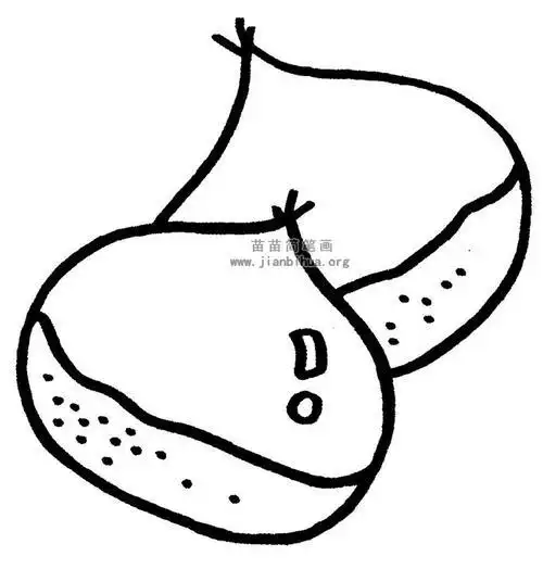 板栗饼简笔画