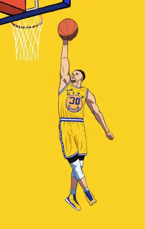 库里简笔画 库里简笔画卡通