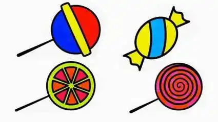 ps怎么画彩色棒棒糖?