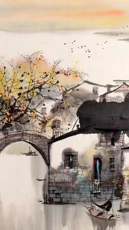 67简约的水墨画,高清图片,手机锁屏桌面-壁纸族