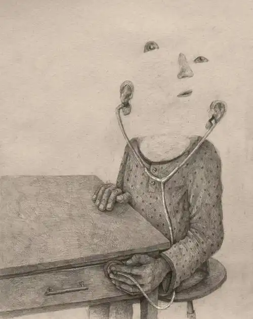 艺术家用9张图画出了孤独者的世界每张都让人触动