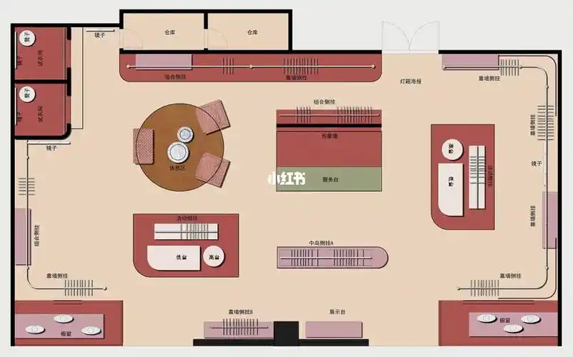 你的服装店女装店平面图60只要3元m05
