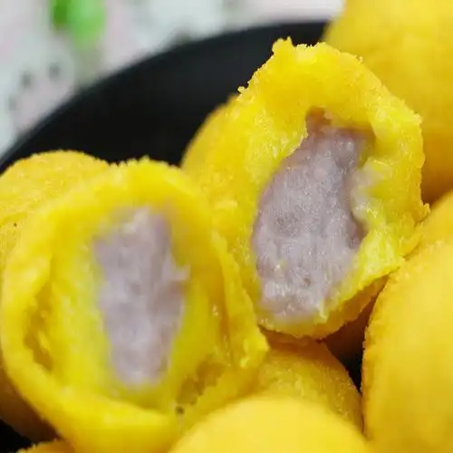 阿诺香芋地瓜丸440g冷冻红薯丸 粥铺酒店早餐点心糕点 油炸半成品