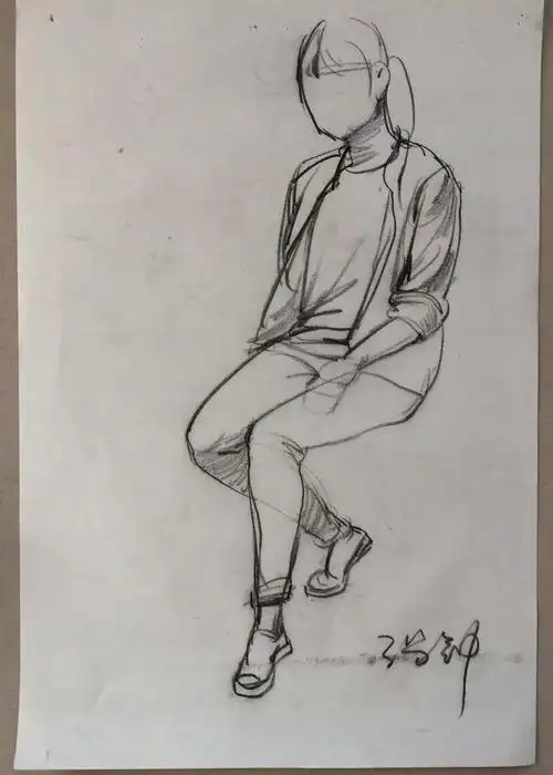 南街8号画室人物速写图解3分钟6分钟