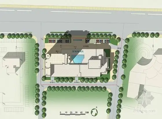 [方案][山东]34层高层五星级酒店建筑方案文本