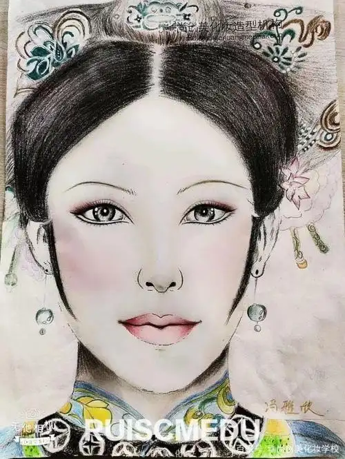 纸上的艺术-美人图,看第一眼就醉了!