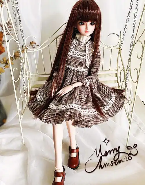 60厘米叶罗丽芭比娃娃德必胜衣服bjd3分凯蒂校服仙子公主裙鞋子cm静萱