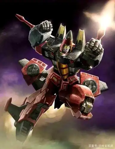 变形金刚动漫人物:"咆哮的引擎"浅挖狂派霸天虎尖头部队-冲锋