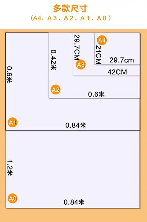 精选a1a2a3a4带框制图纸建筑机械园林设计土木工程绘图纸旭泽a4100张