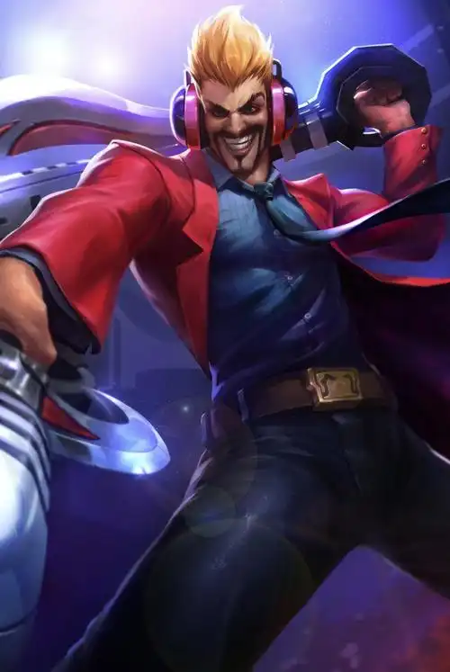 英雄联盟荣耀行刑官德莱文文森特金牌主播皮肤10,高清图片,手机壁纸