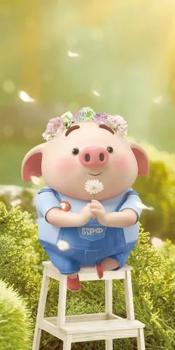 猪小屁可爱壁纸
