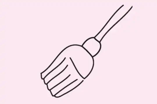 拖把的简单画法_简笔画图片大全 - 元艺考