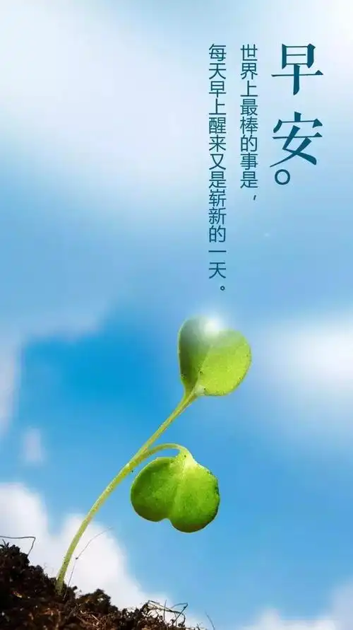 早安心语朋友圈短句 早安心语心情说说