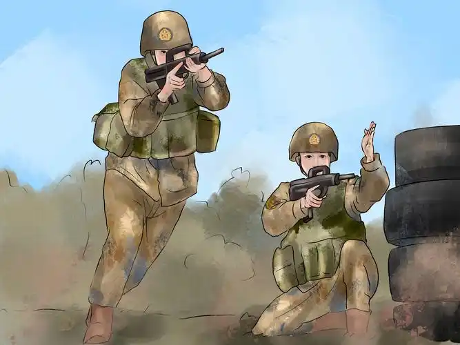 一组漫画/带你领略军人的模样