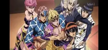 jojo黄金之风,临摹了一张全家福