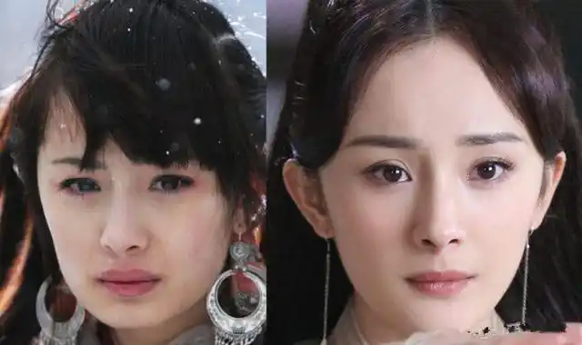 一组杨幂13年前的相片,没有美颜和修图的加持,青涩单纯写满脸上