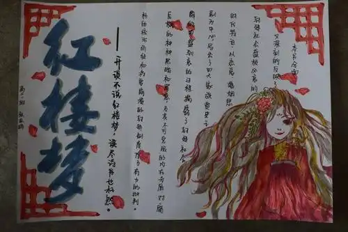 整本书阅读之红楼梦手抄报展示