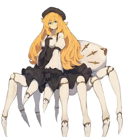 蜘蛛也能变成美少女?这位画师口味太硬核,但仔细一看还挺可爱