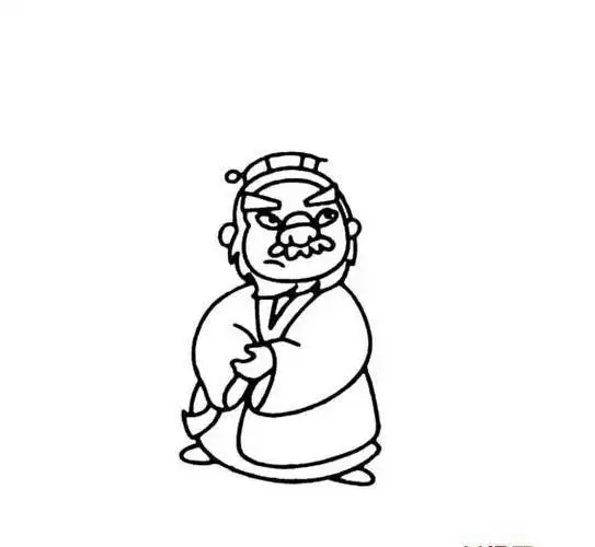 东海龙王简笔画西游记人物简笔画大全西游记龙王简笔画西游记中的四海