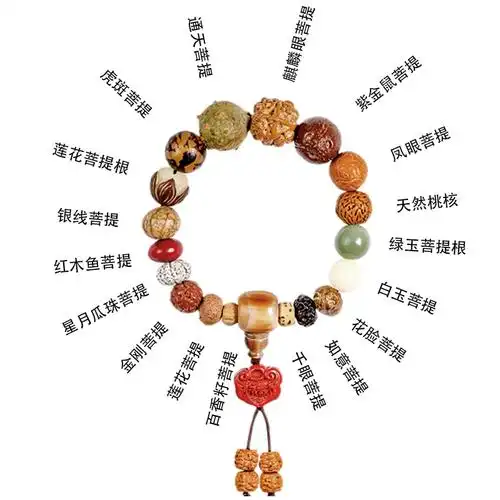 十八子佛珠菩提子手串朱砂手链女男配饰多宝珠文玩精品手持本命年