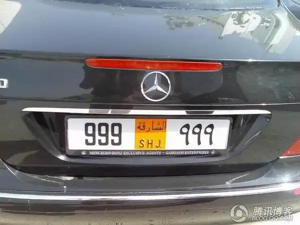 迪拜车牌号组图