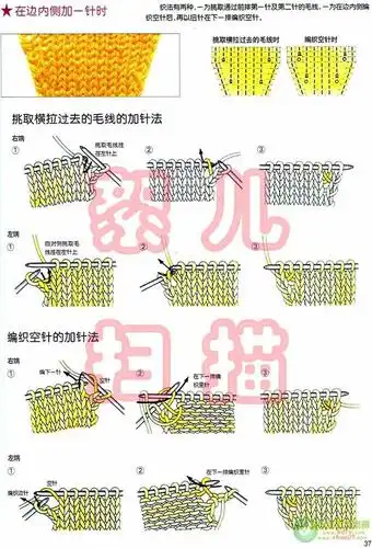 【转载】各种减针法|编织博客