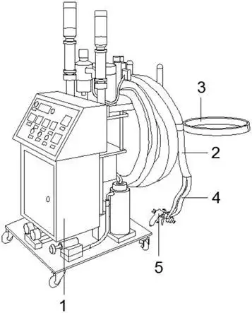 用于墙体表面聚氨酯涂层的喷涂机,是采用喷涂技术的专用涂装设备,原理
