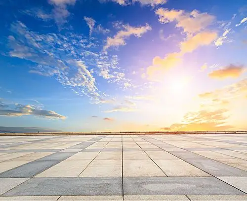 广场,地面,天空,日落