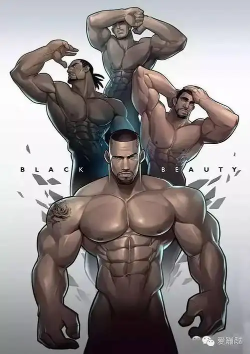这是我见过最牛x的肌肉猛男插画没有之一