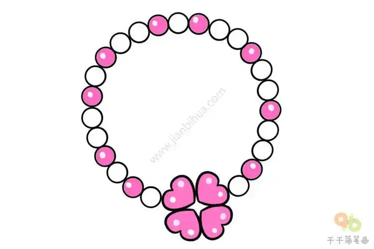 妈妈的项链简笔画项链图片简笔画项链图片简笔画简单串珠项链简笔画