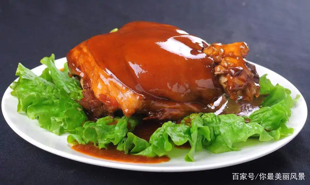 教你在家就能做的锅烧肘子!肥而不腻!爱吃肉的朋友看过来!