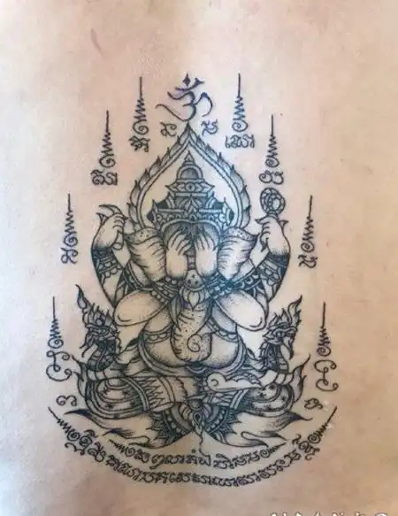 曼古王&曼古锋的泰国刺符纹身作品欣赏