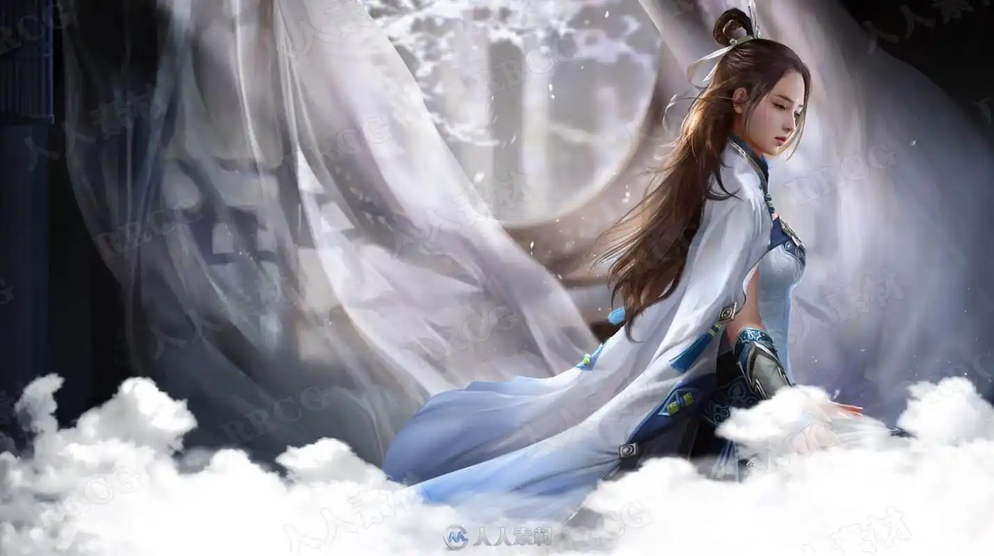 古风武侠仙侠唯美3d角色原画插画集