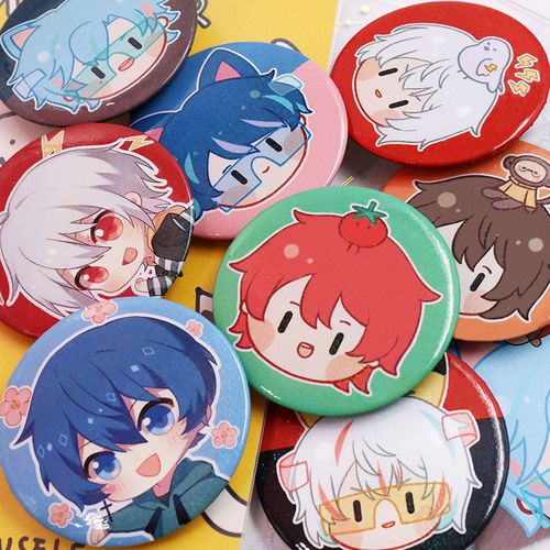 原创周边花少北cos阴阳怪气男团某幻动漫吧唧老番茄挂件lex徽章