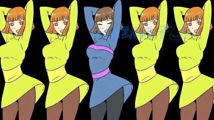 传说之下frisk&chara热舞!