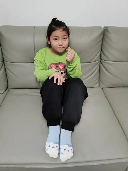 玉桂狗女童袜子春秋儿童纯棉无骨中筒袜女孩卡通可爱童袜夏季薄款