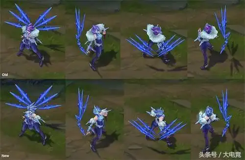 lol:刀妹冰霜之刃皮肤大幅修改,网友称赞!