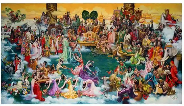 瑶池蟠桃会 peach banquet of the jade pool