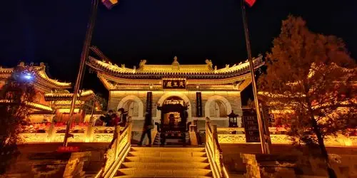 五台山最美网红寺庙之广化寺绝美夜景